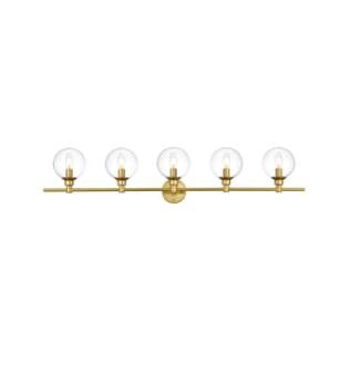 ARKA-E LD7318W47BRA Vanity Light in Brass/Clear/Brass