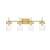 ARKA-E LD7319W32BRA Vanity Light in Brass/Clear/Brass