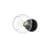 ARKA-E LD7320W7BLK Vanity Light in Black/Clear/Black