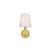 ARKA-E LD7322W6BRA Vanity Light in Brass/Clear/Brass