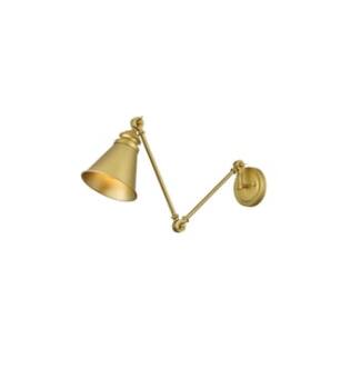 ARKA-E LD7323W6BRA Vanity Light in Brass/Brass