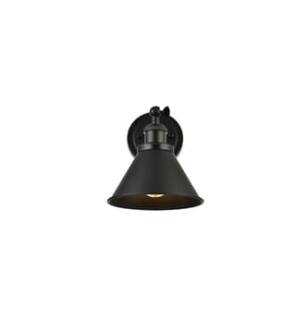 ARKA-E LD7324W7BLK Vanity Light in Black/Black