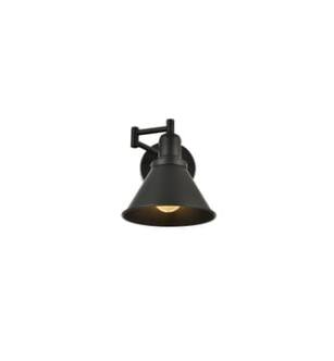 ARKA-E LD7326W7BLK Vanity Light in Black/Black