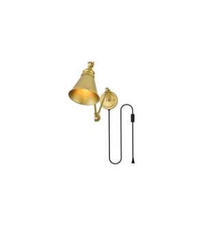 ARKA-E LD7328W6BRA Vanity Light in Brass/Brass