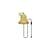 ARKA-E LD7331W7BRA Vanity Light in Brass/Brass