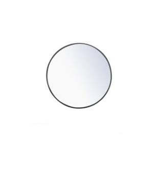 ARKA-E MR4031BK Wall Mounted Mirror in Black