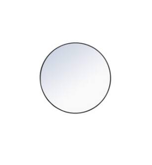 ARKA-E MR4041BK Wall Mounted Mirror in Black