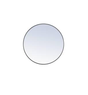 ARKA-E MR4044BK Wall Mounted Mirror in Black