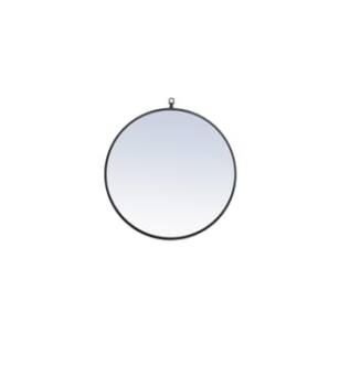 ARKA-E MR4051BK Wall Mounted Mirror in Black