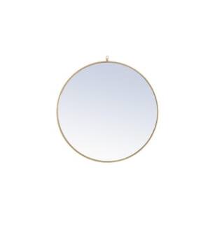ARKA-E MR4062BR Wall Mounted Mirror in Brass