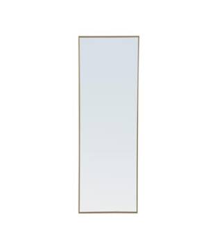 ARKA-E MR4082BR Wall Mounted Mirror in Brass