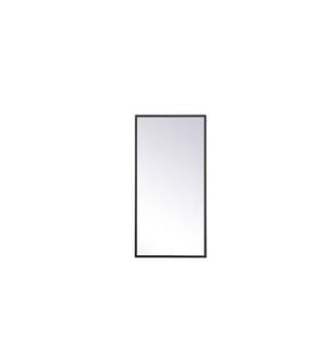 ARKA-E MR41428BK Wall Mounted Mirror in Black