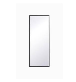 ARKA-E MR41436BK Wall Mounted Mirror in Black