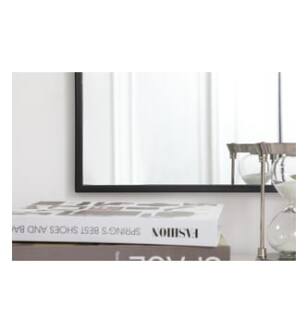 ARKA-E MR41836BK Wall Mounted Mirror in Black