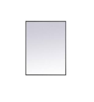 ARKA-E MR42736BK Wall Mounted Mirror in Black