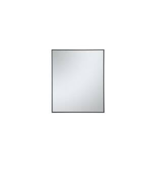 ARKA-E MR43036BK Wall Mounted Mirror in Black