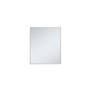 ARKA-E MR43036S Wall Mounted Mirror in Silver