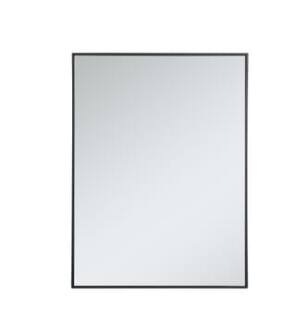 ARKA-E MR43040BK Wall Mounted Mirror in Black