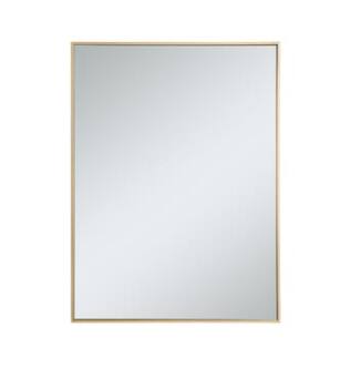 ARKA-E MR43040BR Wall Mounted Mirror in Brass