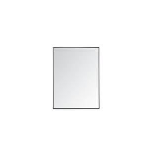 ARKA-E MR43648BK Wall Mounted Mirror in Black