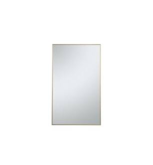 ARKA-E MR43660BR Wall Mounted Mirror in Brass