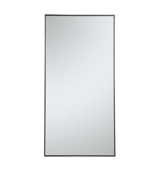 ARKA-E MR43672BK Wall Mounted Mirror in Black