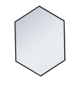 ARKA-E MR4424BK Wall Mounted Mirror in Black