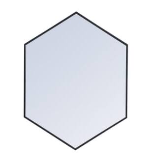 ARKA-E MR4430BK Wall Mounted Mirror in Black