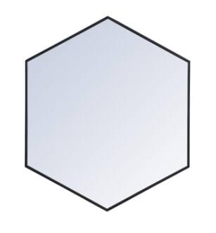 ARKA-E MR4538BK Wall Mounted Mirror in Black