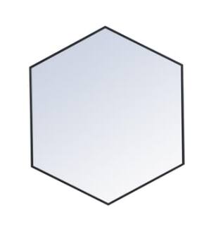 ARKA-E MR4541BK Wall Mounted Mirror in Black