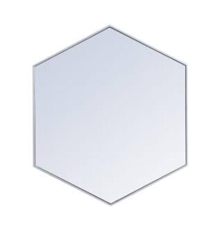 ARKA-E MR4541S Wall Mounted Mirror in Silver