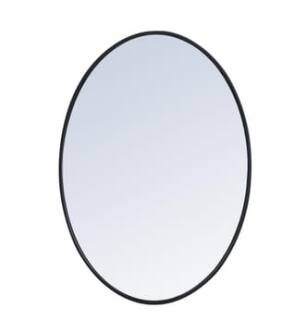 ARKA-E MR4624BK Wall Mounted Mirror in Black