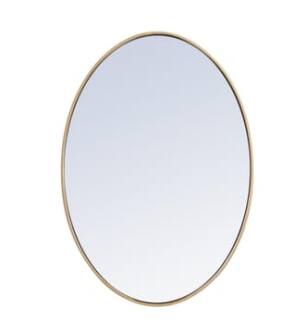 ARKA-E MR4624BR Wall Mounted Mirror in Brass