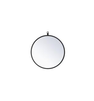 ARKA-E MR4718BK Wall Mounted Mirror in Black