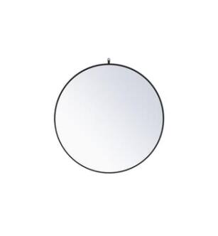 ARKA-E MR4739BK Wall Mounted Mirror in Black