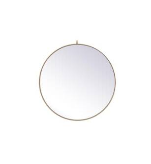 ARKA-E MR4739BR Wall Mounted Mirror in Brass