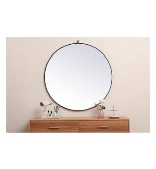 ARKA-E MR4745BK Wall Mounted Mirror in Black