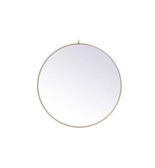 ARKA-E MR4745BR Wall Mounted Mirror in Brass