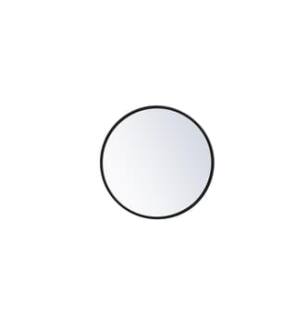 ARKA-E MR4818BK Wall Mounted Mirror in Black