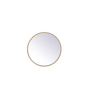 ARKA-E MR4821BR Wall Mounted Mirror in Brass