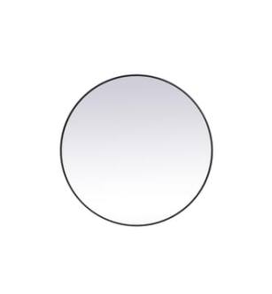 ARKA-E MR4845BK Wall Mounted Mirror in Black