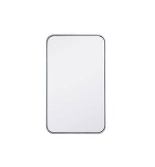 ARKA-E MR801830S Wall Mounted Mirror in Silver/Silver