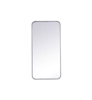 ARKA-E MR801836S Wall Mounted Mirror in Silver/Silver