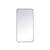 Arka MR801836S Wall Mounted Mirror in Silver/Silver