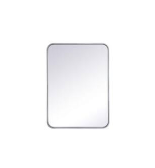 ARKA-E MR802230S Wall Mounted Mirror in Silver/Silver