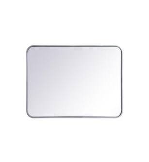 ARKA-E MR802432S Wall Mounted Mirror in Silver/Silver