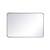 Arka MR802436S Wall Mounted Mirror in Silver/Silver