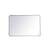 Arka MR802842S Wall Mounted Mirror in Silver/Silver