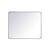 Arka MR803036S Wall Mounted Mirror in Silver/Silver