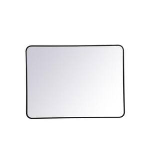 ARKA-E MR803040BK Wall Mounted Mirror in Black/Black